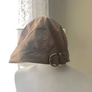 ☀️ Coach cotton hat tattersall lining & buckle